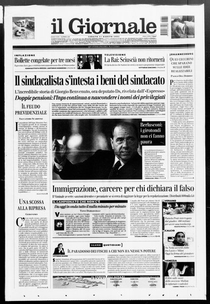 Il giornale : quotidiano del mattino